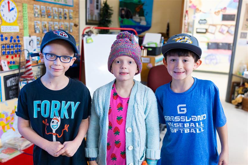 Grassland Elementary students enjoy hat day 
